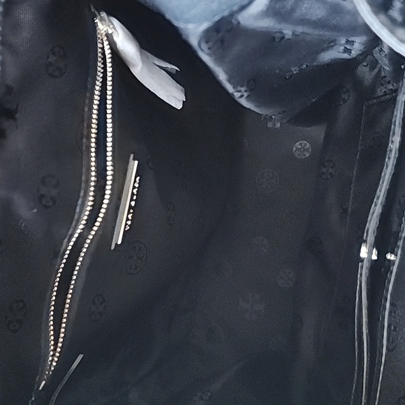 Tory Burch Black Leather Backpack - Picture 6 of 8